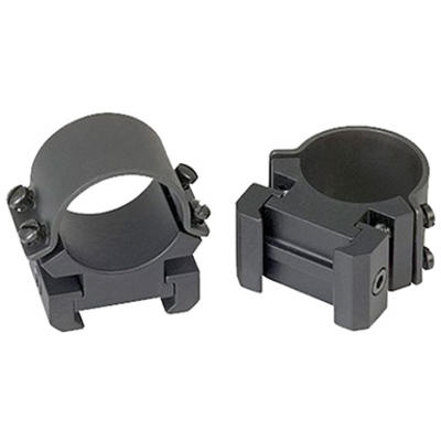 Weaver Suregrip Rings 1in Medium 1in Dia Matte Bla