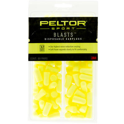 3M Peltor Blasts Disposable Earplugs 33dB Yellow 2