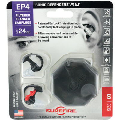 Surefire Sonic Defenders EP4 Earplugs 24dB NRR Sma