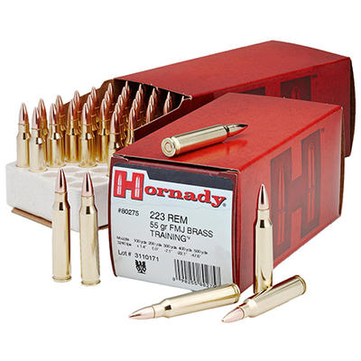 Hornady Ammo 223 Remington FMJBT 55 Grain 50 Round Hornady Ammo 223 Remington FMJBT 55 Grain 50 Round