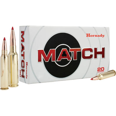Hornady Ammo ELD Match 6mm Creedmoor 108 Grain 20