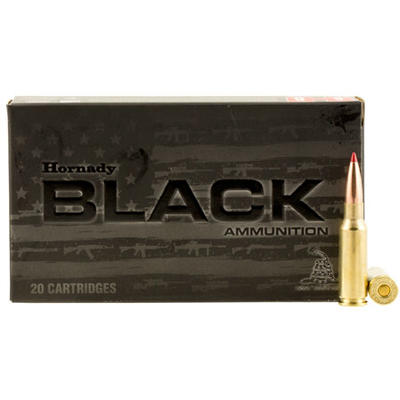 Hornady Ammo Black 6.5mm Grendel 123 Grain ELD-Mat
