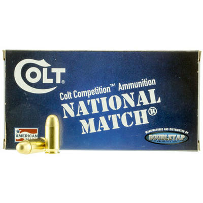 Colt Ammo Match 45 ACP 230 Grain FMJ 50 Rounds [45