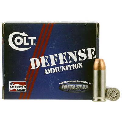 Colt Ammo Defense 38 Super 124 Grain JHP 20 Rounds