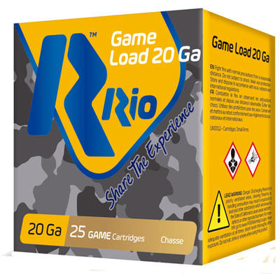 Rio Shotshells Game Load 20 Gauge 2.75in 1oz #7.5-