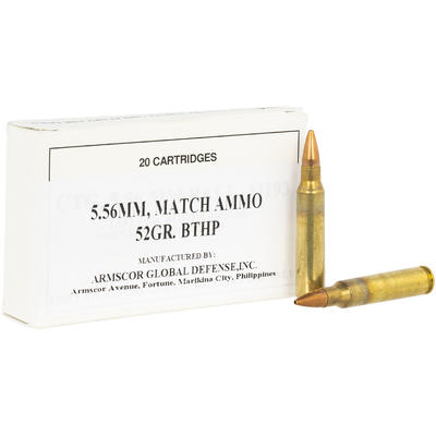 Armscor Ammo Match Proof 5.56x45mm (5.56 NATO) 52