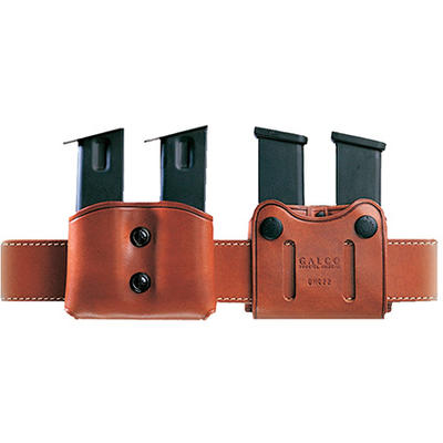 Galco DOUBLE MAG 22 Fits Belt Width 1-1.75in Tan L