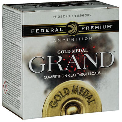 Federal Shotshells Gold Medal Grand Target 12 Gaug