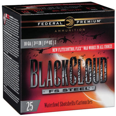 Federal Shotshells Black Cloud 10 Gauge 3.5in 1-5/