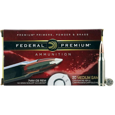 Federal Ammo Vital-Shok 7mm-08 Remington 140 Grain