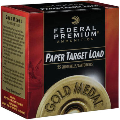 Federal Shotshells Gold Medal Handicap Paper 12 Ga