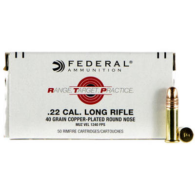 Federal Ammo Range and Target .22 Long Rifle (LR)