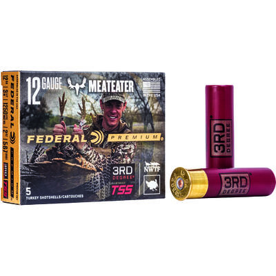 Federal Shotshells 3 Rounds Deg Turkey 12 Gauge 3.