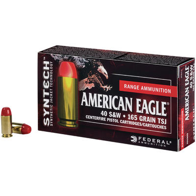 Federal Ammo American Eagle 40 S&W 165 Grain T