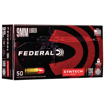 Federal Syntech PCC Total Jacket Flat Nose Ammo