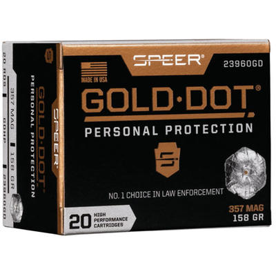 Speer Ammo Gold Dot Personal Protection 357 Magnum