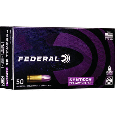 Federal Syntech Training Match Total Jacket Flat Nose Ammo