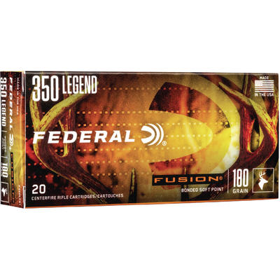 Federal Ammo Fusion 350 Legend 160 Grain SP 20 Rou