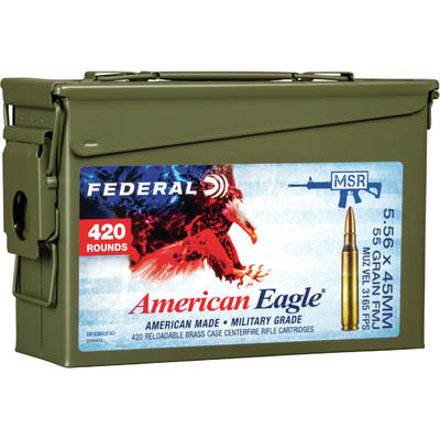 Federal Ammo American Eagle XM193 5.56x45mm (5.56