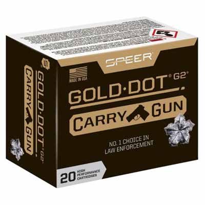 Speer Ammo Gold Dot Carry Gun 45 ACP+P 200 Grain H