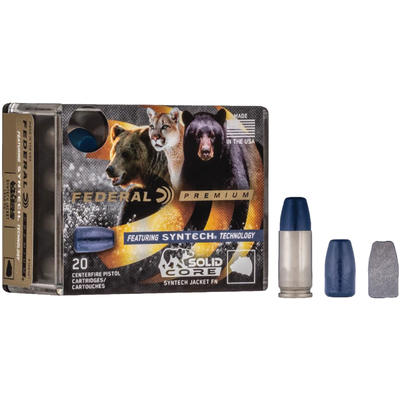 Federal Ammo Syntech Solid Core 40 S&W 165 Gra