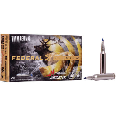 Federal Ammo 7mm Magnum 155 Grain Terminal Ascent