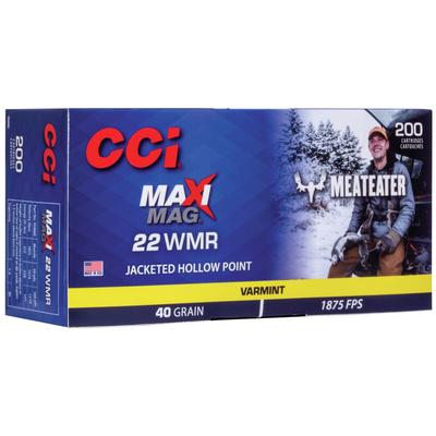 CCI Ammo Maxi-Mag Meat Eater 22 Mag 40 Grain JHP 2