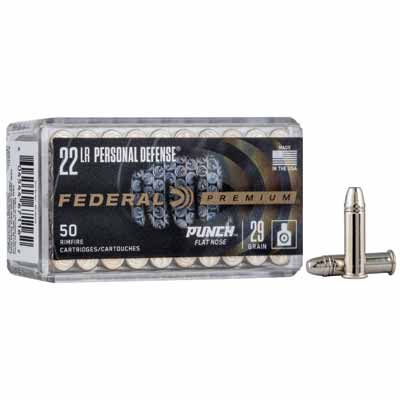 Federal Ammo Personal Defense 22LR Long Rifle 29 G