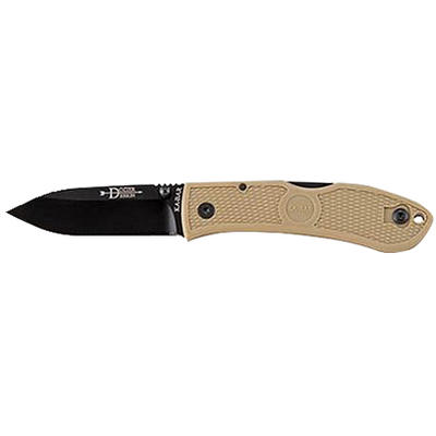 Ka-Bar Knife Dozier Folding Hunter AUS-8A Drop Poi