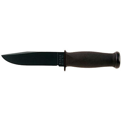 Ka-Bar Knife Mark I Fixed Black 5in 1095 CroVan St