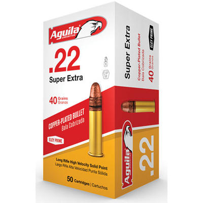 Aguila Rimfire Ammo HV .22 Long Rifle (LR) 40 Grai