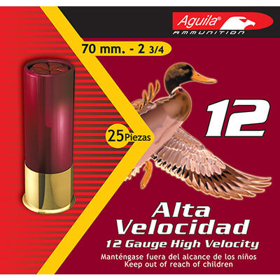 Aguila Shotshells HV #6-Shot 12 Gauge 2.75in 1-1/4