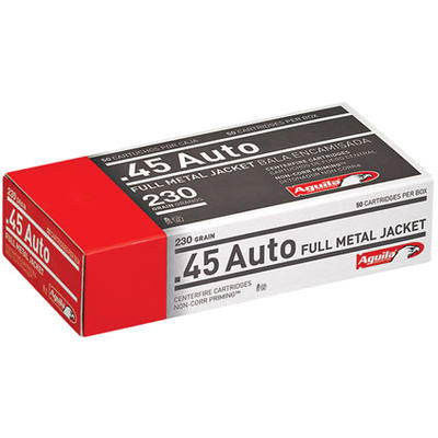 Aguila Ammo 45 ACP 230 Grain FMJ 50 Rounds [1E4521