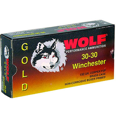 Wolf Ammo Gold 30-30 Winchester JSP 150 Grain 20 R