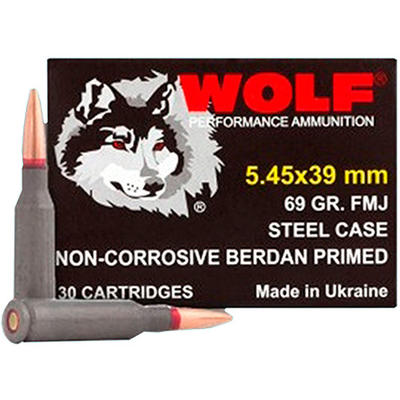 Wolf Ammo Bulk Pack 5.45x39mm FMJ 69 Grain ---- [W