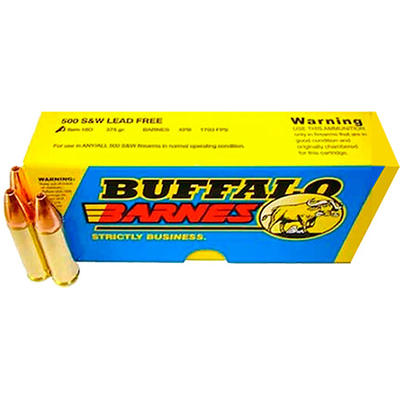 Buffalo Bore Ammo 500 S&W Lead-Free Barnes XPB