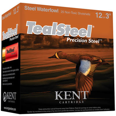Kent Shotshells Teal Steel Waterfowl 12 Gauge 3in