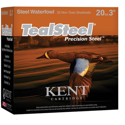 Kent Shotshells Teal Steel Waterfowl 20 Gauge 3in