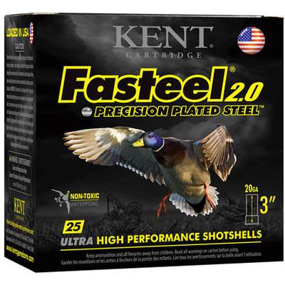 Kent Shotshells Fasteel Waterfowl 20 Gauge 3in 1oz