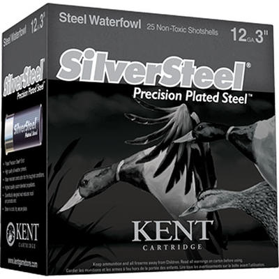 Kent Shotshells SilverSteel 12 Gauge 3in 1-1/4oz #
