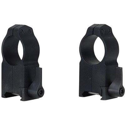 Warne Maxima Weaver Style Ultra High 1in Dia Black