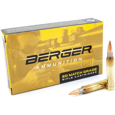 Berger Ammo Target 223 Remington 73 Grain BT 20 Ro