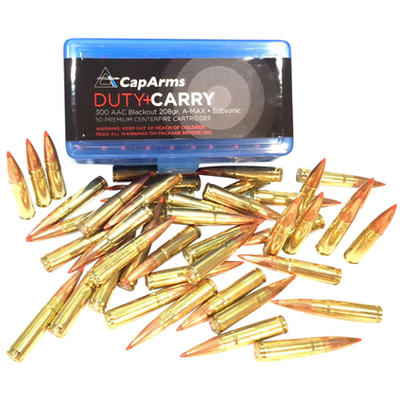 CapArms Ammo A-MAX Subsonic 300 Blackout 208 Grain