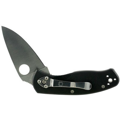 Spyderco Knife Persistance G-10 Black Plain [C136G