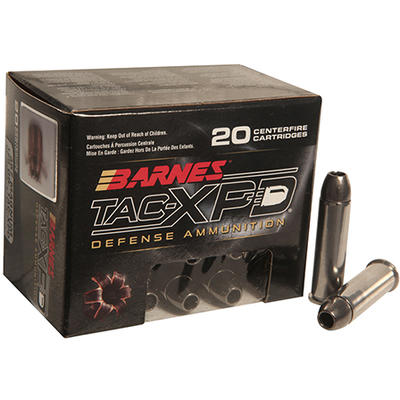 Barnes Ammo TAC-XPD 357 Magnum 125 Grain Copper 20