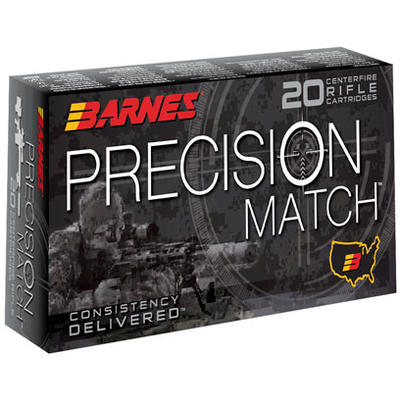 Barnes Ammo Precision Match 308 Winchester 175 Gra