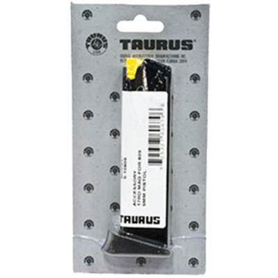 Taurus Magazine 809M 9mm 17 Rounds Steel Black Fin