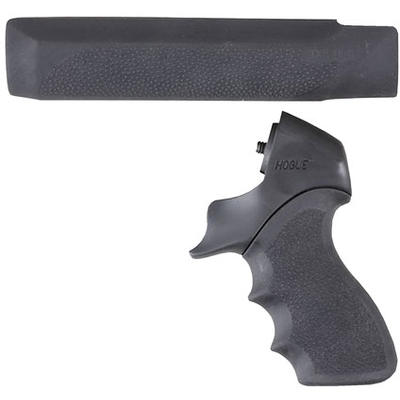 Hogue Mossberg 500 Tamer Grip/Forend Black Rubber