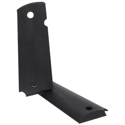 Hogue 1911 Government Alum Grip Panels Matte Black