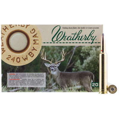 Weatherby Ammo 340 Weatherby Magnum Nosler Partiti